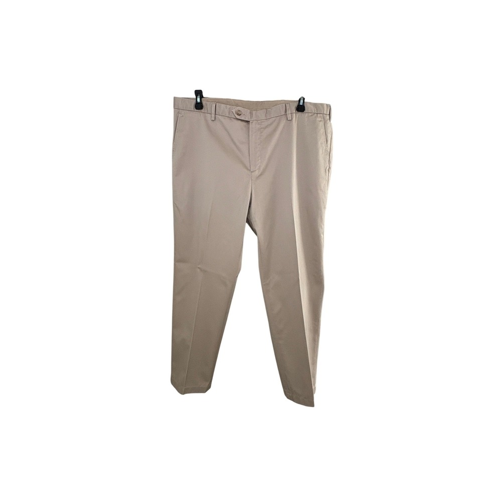 Jos. A. Bank Traveler Men Beige Khaki Chino Pants Tailored Fit 100% Cotton 40x30